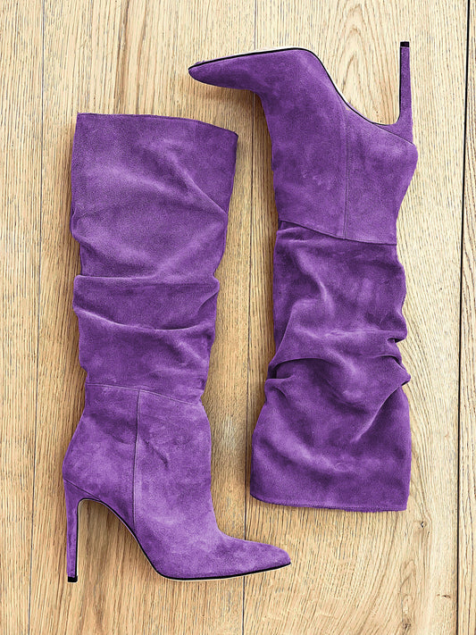 PURPLE SUEDE ARZU