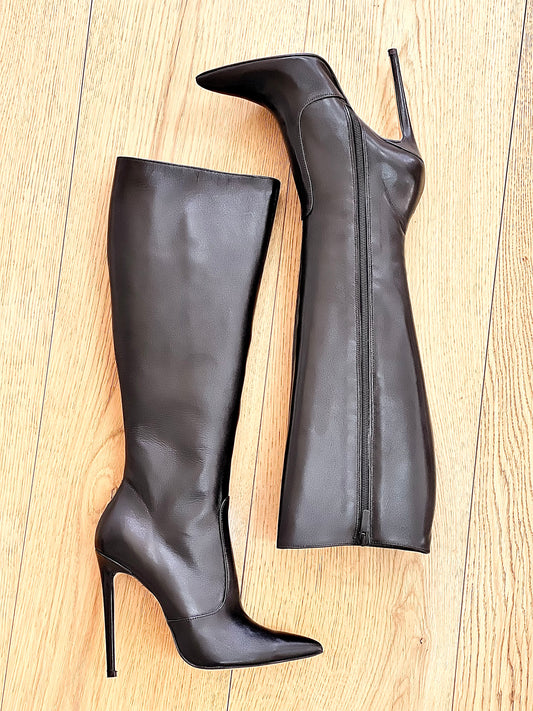 GREGOR LEATHER BLACK