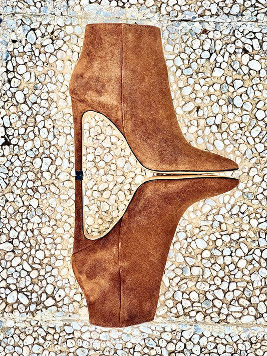 COGNAC SUEDE TITA