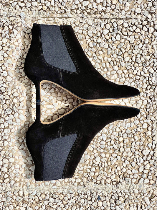 WILMA BLACK SUEDE