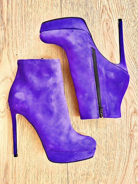 PURPLE SUEDE LOREN