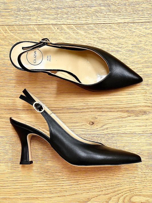 BLACK LEATHER TEBA