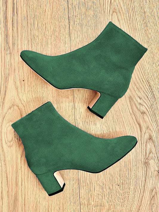 GREEN SUEDE LUCAS