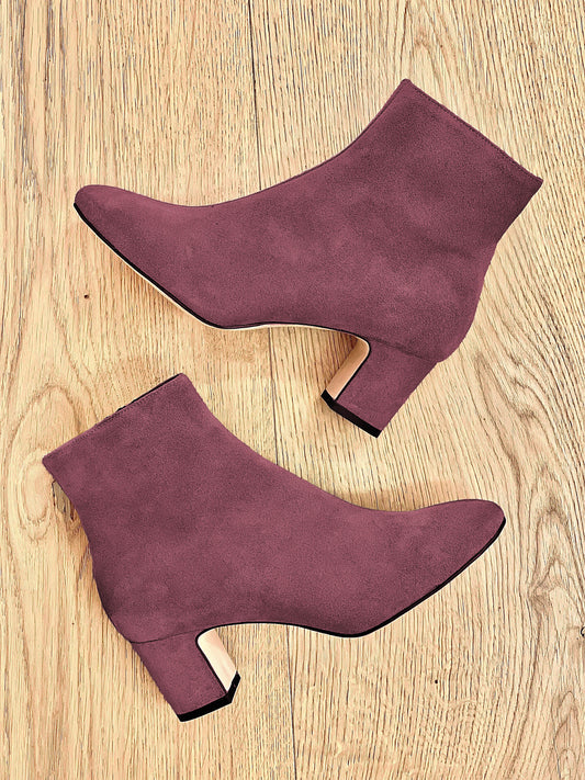 LUCAS BURGUNDY SUEDE