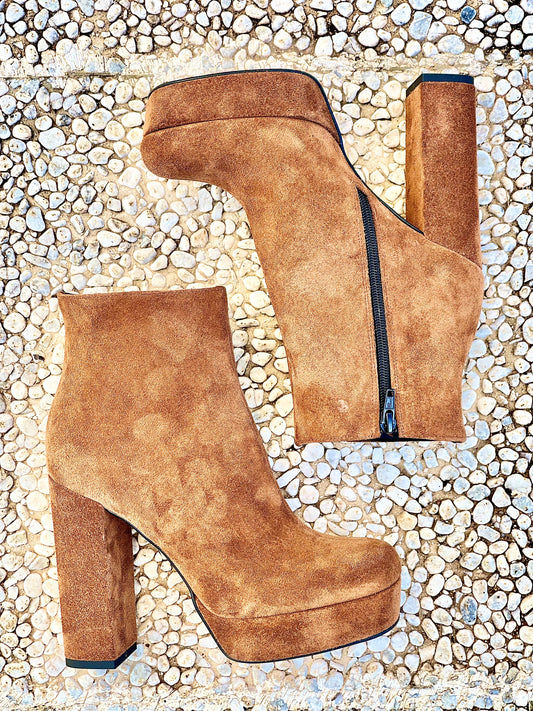 DETROIT SUEDE COGNAC