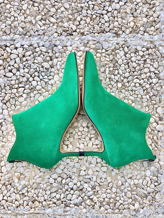 GHITA GREEN SUEDE