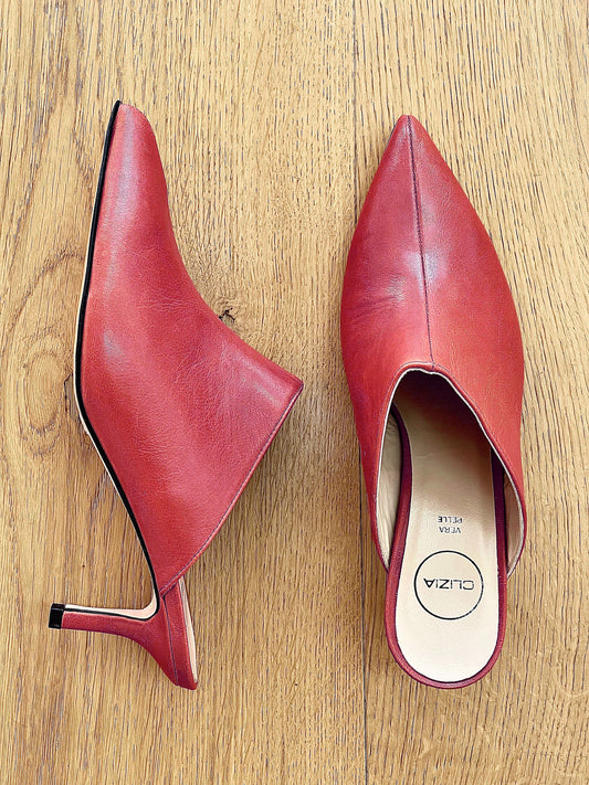 PAMELA LEATHER RED