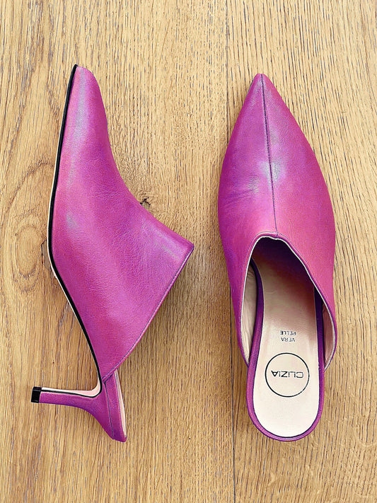 PAMELA FUCHSIA LEATHER