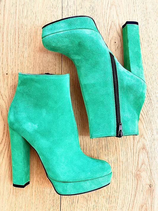 GREEN SUEDE BOB