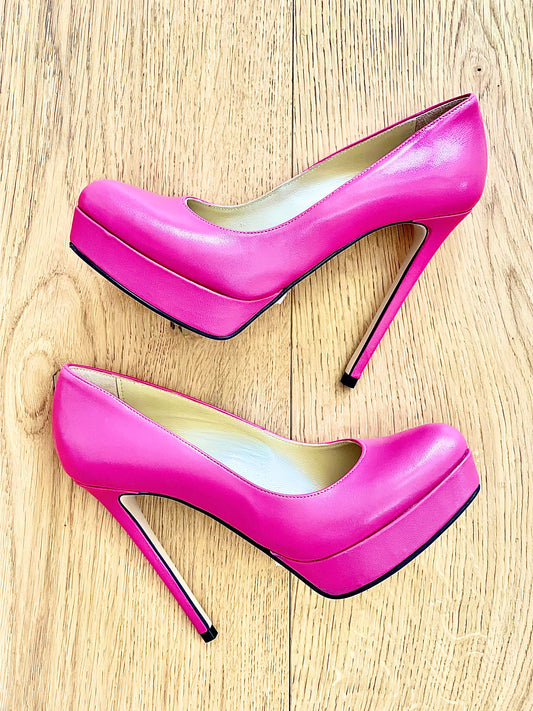 EVEN FUCHSIA LEATHER