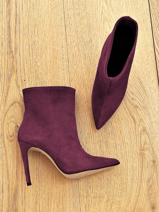 BURGUNDY SUEDE BAHIA