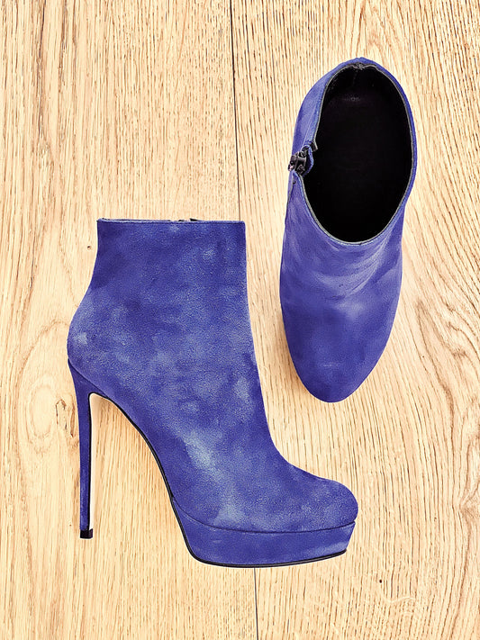LOREN BLUE SUEDE