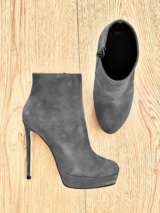 LOREN GRAY SUEDE
