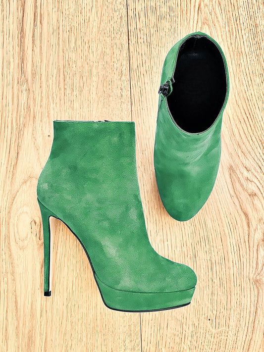 LOREN GREEN SUEDE