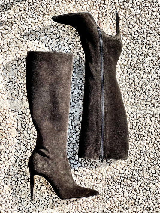 KELLY BLACK SUEDE