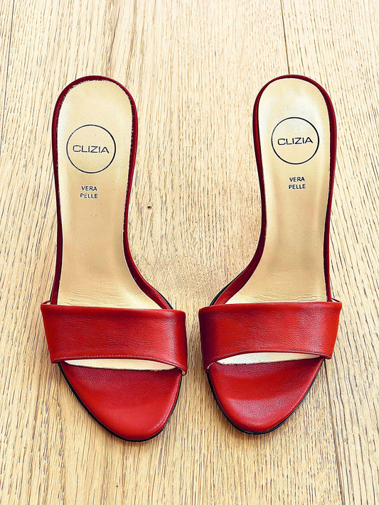 MARION RED LEATHER