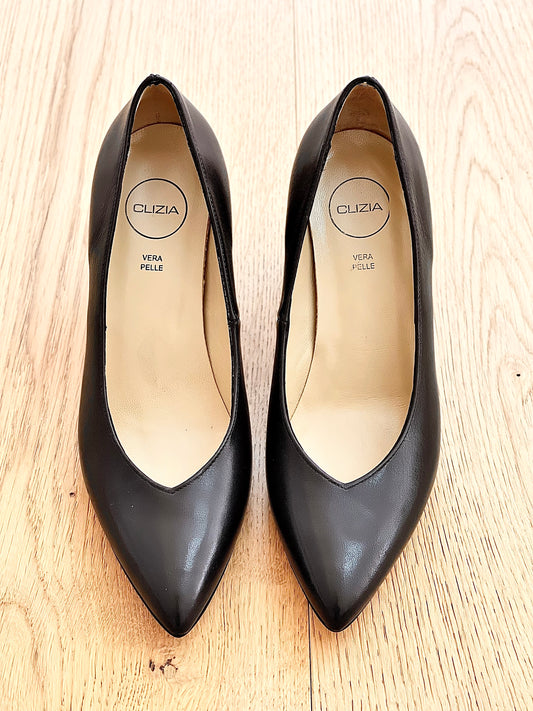 CONSUELO LEATHER BLACK