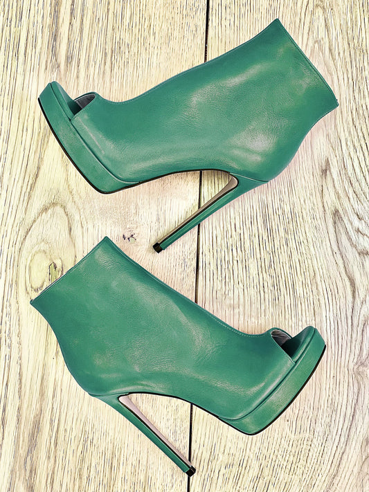 LONDON GREEN LEATHER