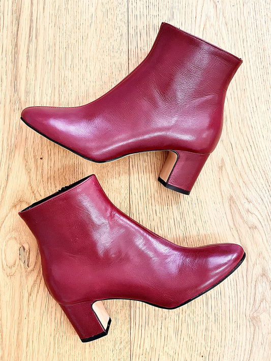 LUCAS BURGUNDY LEATHER