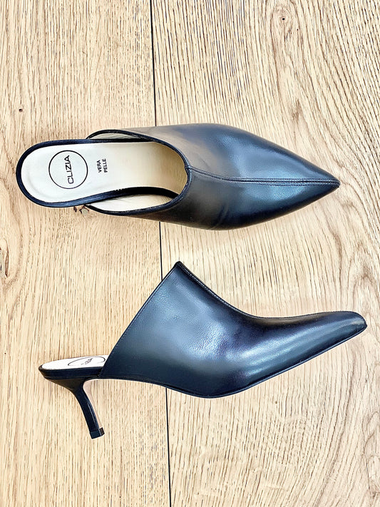 PAMELA LEATHER BLACK