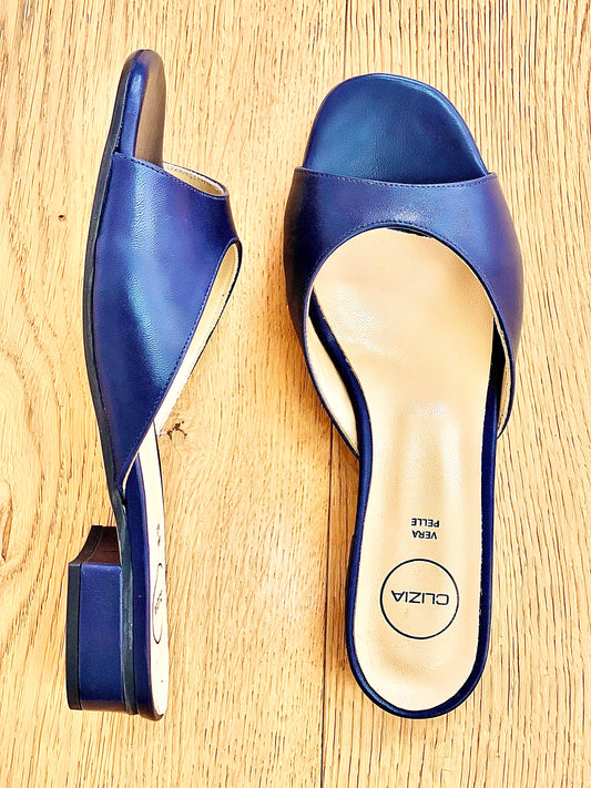 MIRIAM BLUE LEATHER