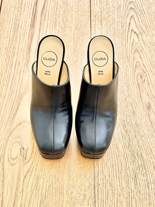 ELVIRA LEATHER BLACK