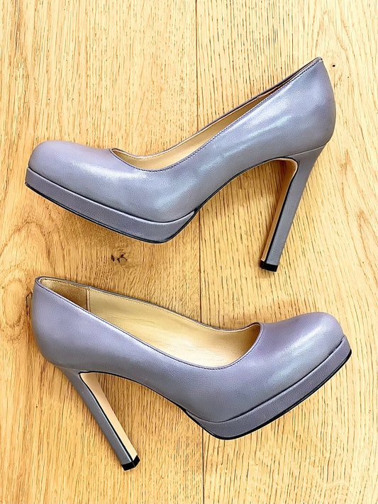 ANNA LEATHER GRAY