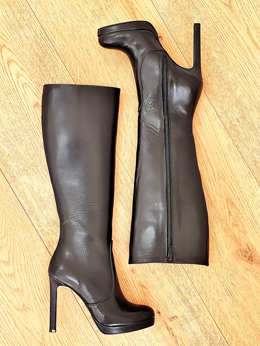 PRAGUE LEATHER BLACK