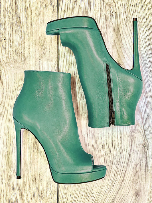 LONDON GREEN LEATHER
