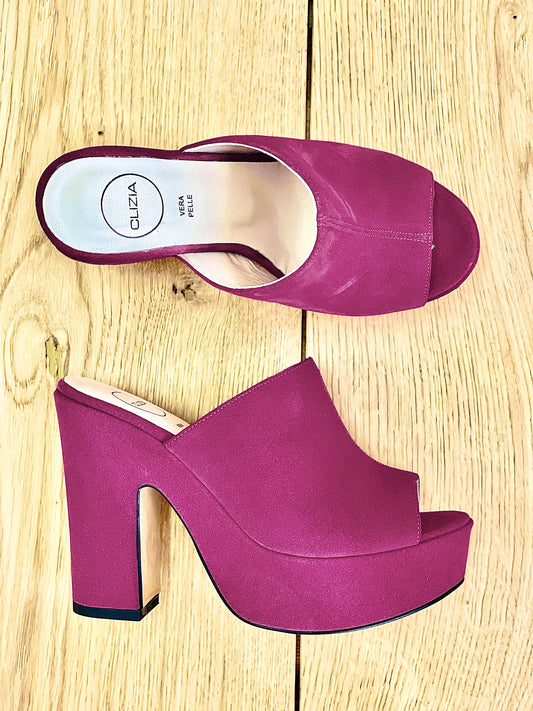 BURGUNDY SUEDE BANGKOK