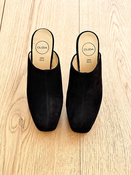 ELVIRA BLACK SUEDE