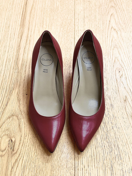 DANCE BURGUNDY LEATHER