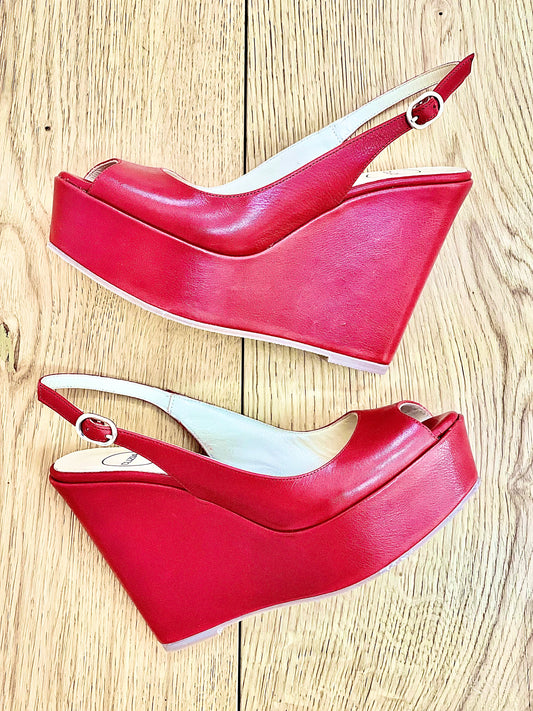 CARACAS LEATHER RED
