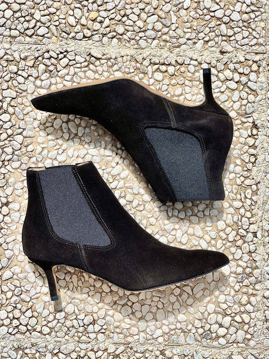 WILMA BLACK SUEDE