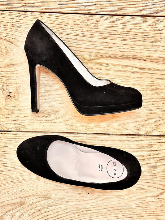 ANNA BLACK SUEDE