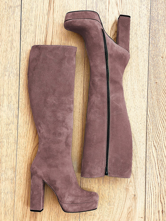 TIBET BROWN SUEDE