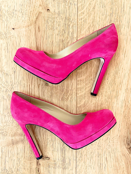 ANNA FUCHSIA SUEDE