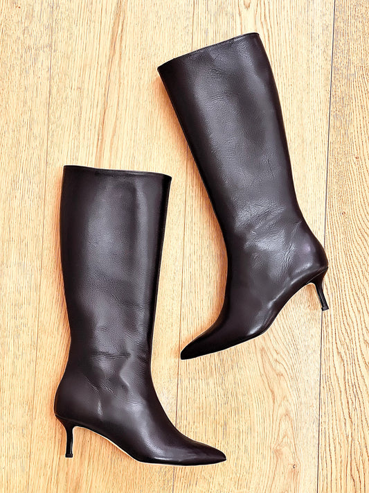 MELISSA LEATHER BLACK