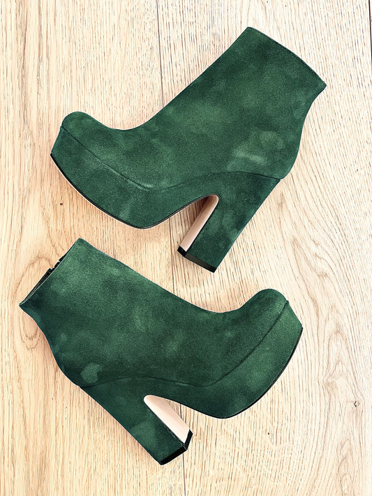 TURAN GREEN SUEDE