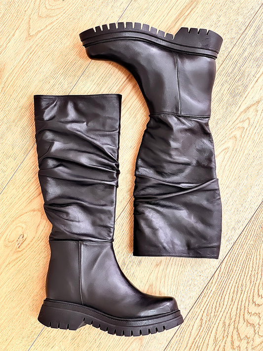 MORGAN LEATHER BLACK