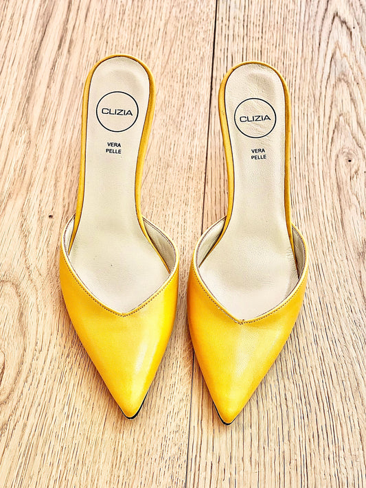 VIKY LEATHER YELLOW