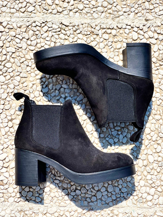 ZAIRA BLACK SUEDE