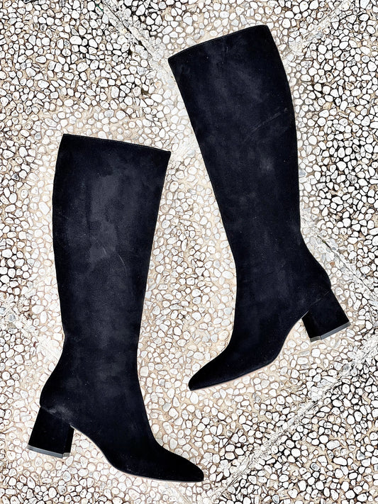 BOLIVIA BLACK SUEDE