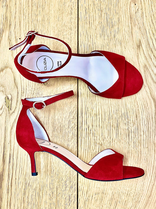 SHYLA RED SUEDE