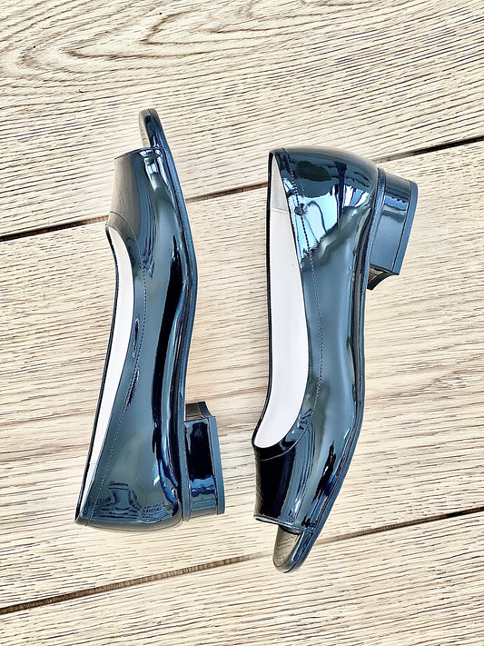 NICOLE BLACK PATENT LEATHER