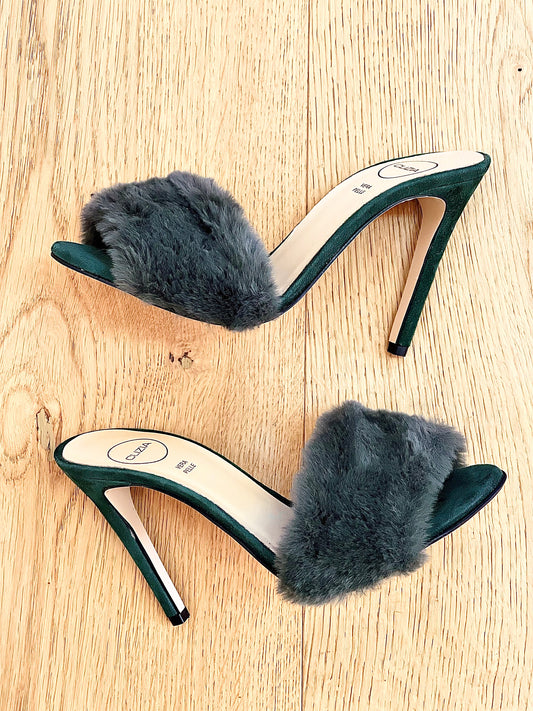 GREEN SUEDE MARLA