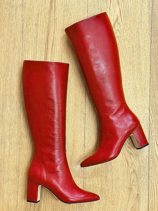 MARK RED LEATHER