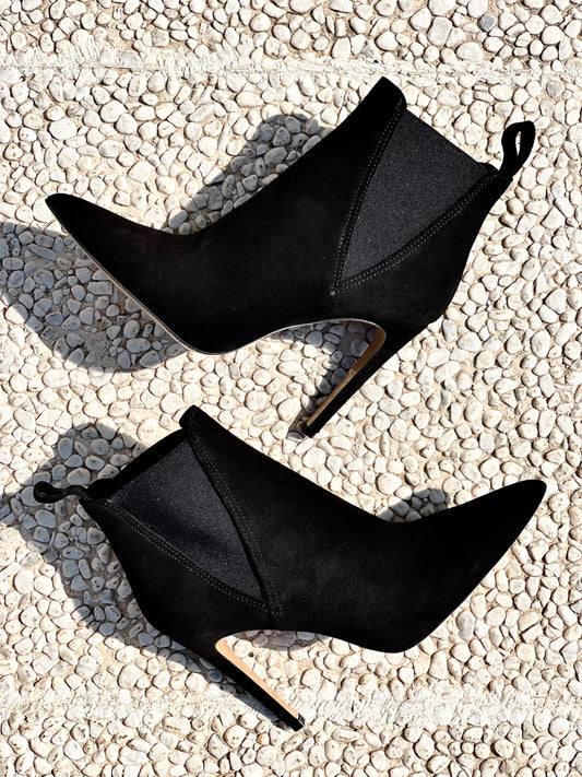 GRETA BLACK SUEDE