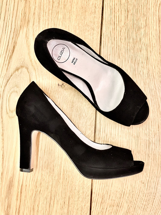 IRINA BLACK SUEDE