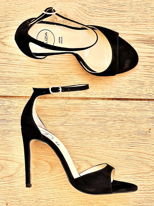 ISABEL BLACK SUEDE